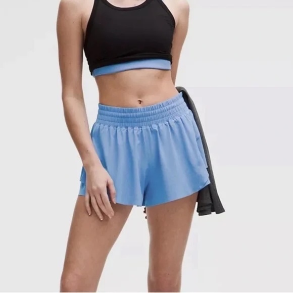 lululemon athletica Pants - Lululemon Shake It Out High-Rise Running Shorts - Pool Party - Size S